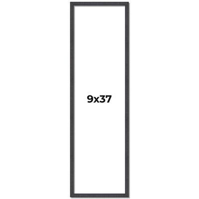 9x37 Frame Brown Solid Wood Picture Frame - Complete Modern Photo