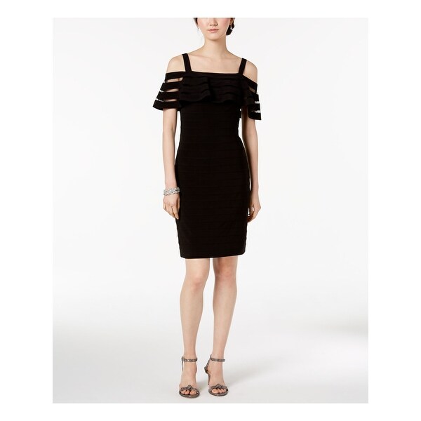 adrianna papell black dress