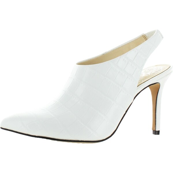 vince camuto black leather heels