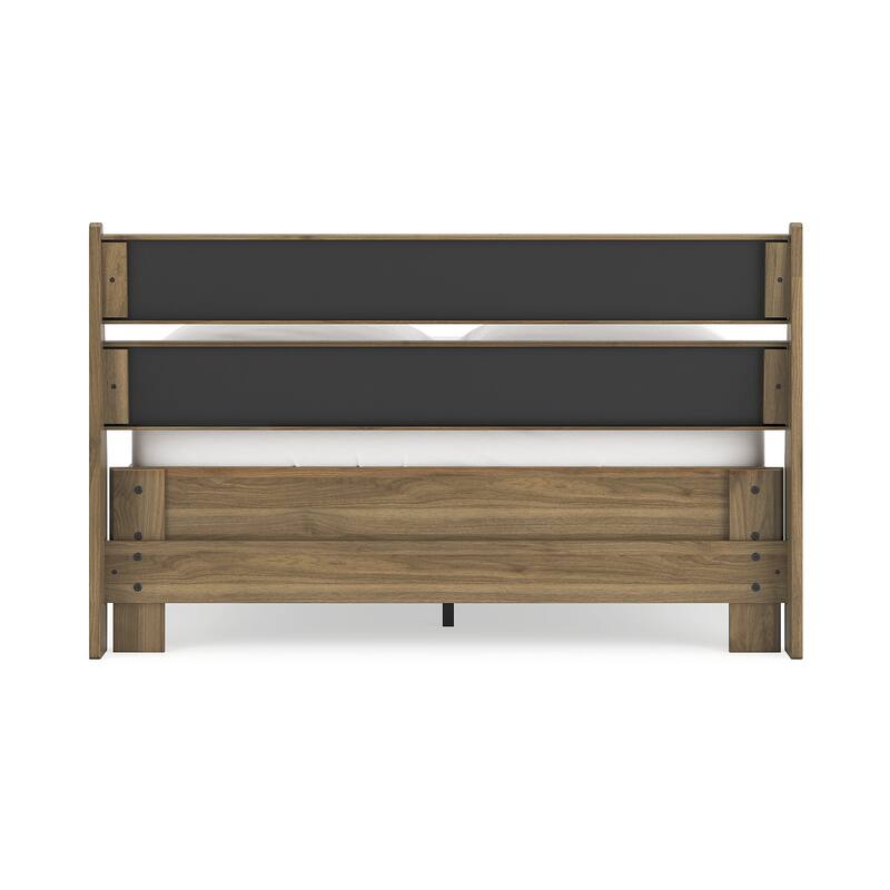 Signature Design by Ashley Deanlow Brown Platform Panel Bed