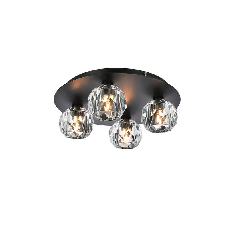 Indigo Home 4 Light Ceiling Lamp - Black