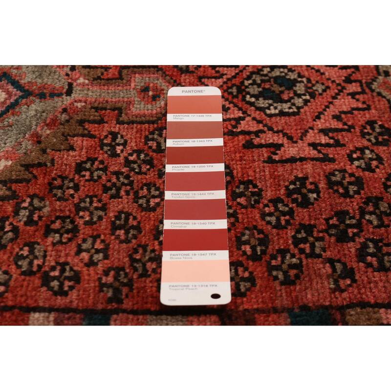 ECARPETGALLERY Hand-knotted Anadol Red Wool Rug - 3'7 x 10'2