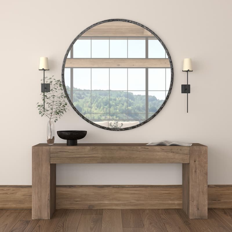 Classic Home Bristol Cracked Oak Coffee Table - Oak Brown