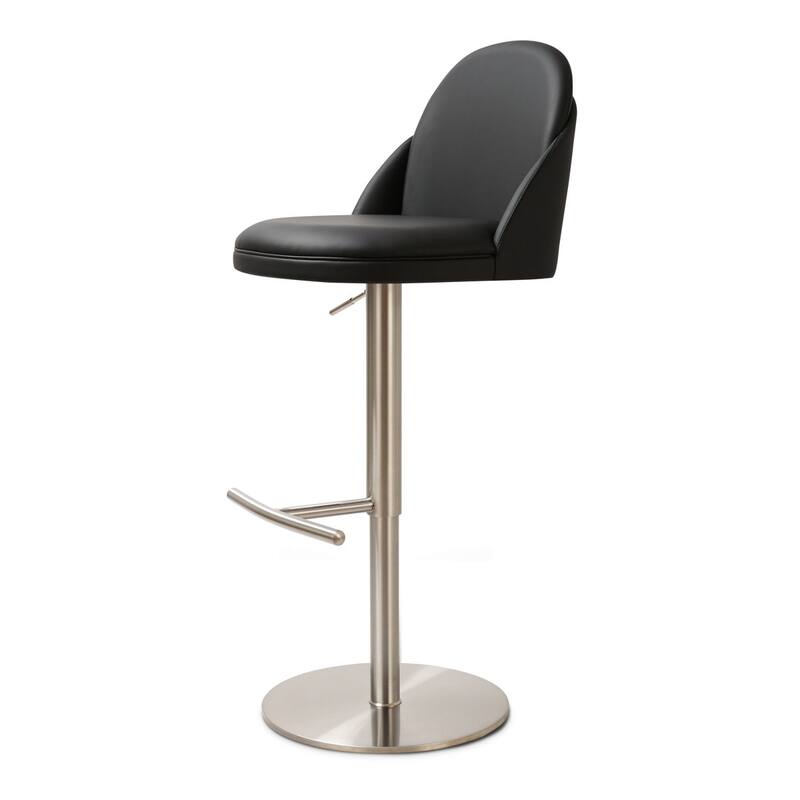 Finta 360 Degree Swivel Counter Stool - Black