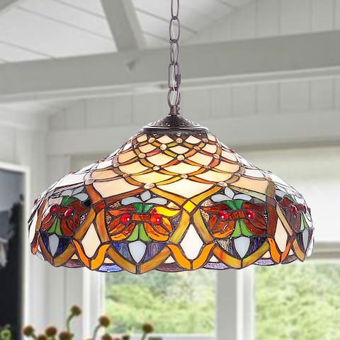 Tiffany-style Ariel Hanging Ceiling Fixture