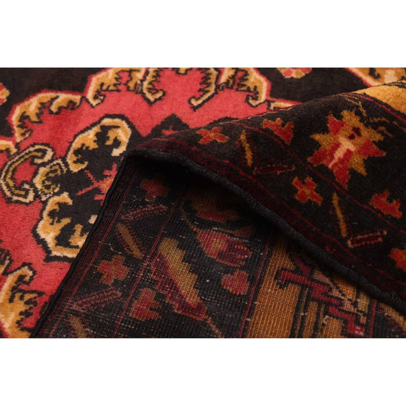 ECARPETGALLERY Hand-knotted Teimani Black Wool Rug - 3'6 x 5'7