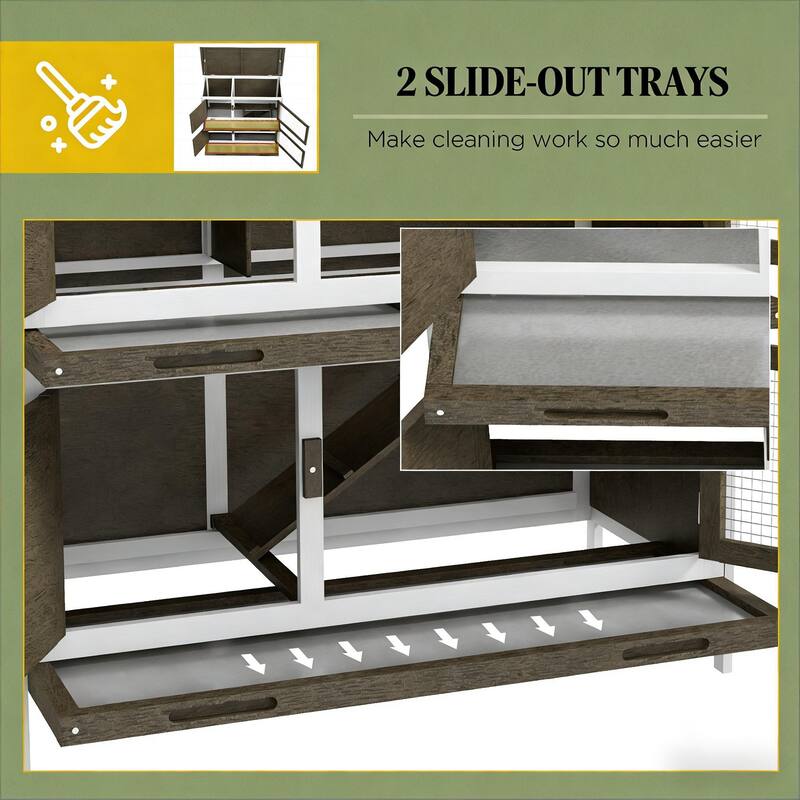 Pet House,Wooden Small Animal Cage