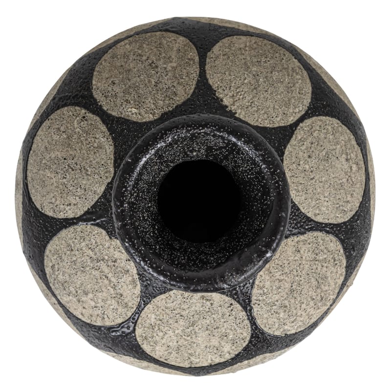 Terracotta Vase with Wax Relief Dots