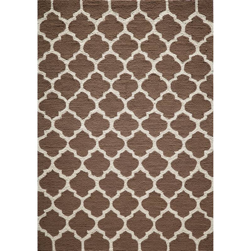 Momeni Geo Hand Hooked Polyester Contemporary Geometric Area Rug