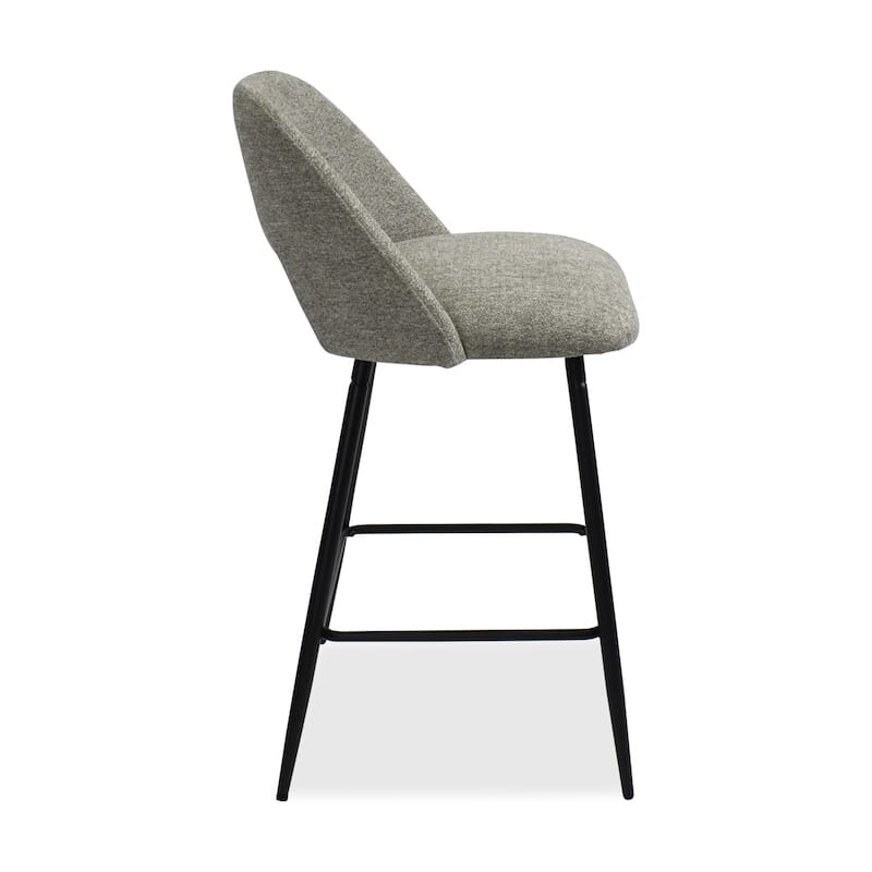 Upholstered Modern Bar Stool (Set of 2)