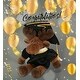 preview thumbnail 5 of 4, DolliBu Long Leg Moose Graduation Plush with Gown and Cap with Tassel - 10.5 inches