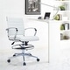 preview thumbnail 8 of 38, Office Chair With Arms Stools For Counter Height Bar Office Wheels PU Leather Rest Tilt Swivel Work Office Standing Desk