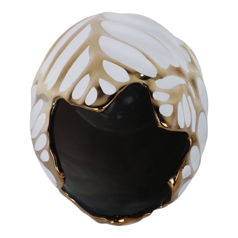 Ceramic Modern Leaf Sculptural Flower Vase