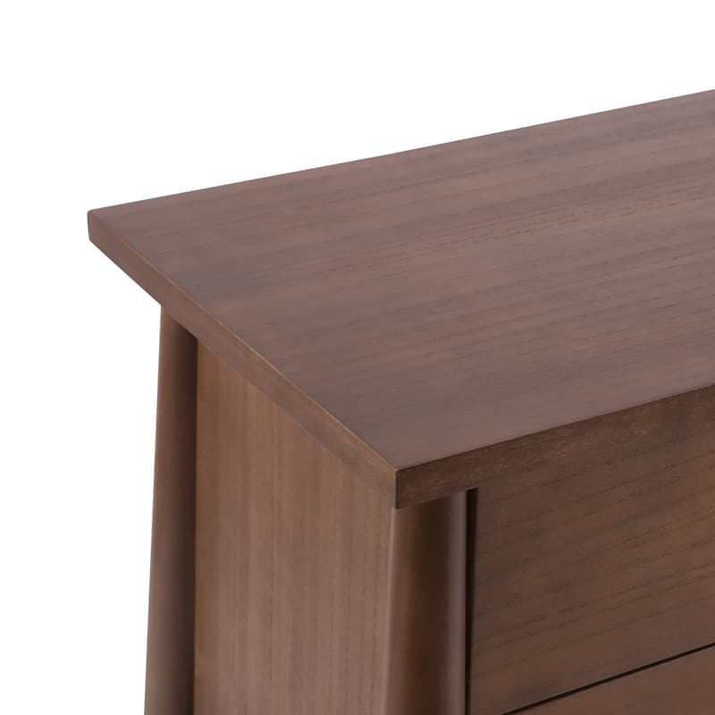 Christopher Knight Home - Modern Minimalist 23.62" Nightstand with Solid Wood Round Tapered Legs, Multi-Functional Use