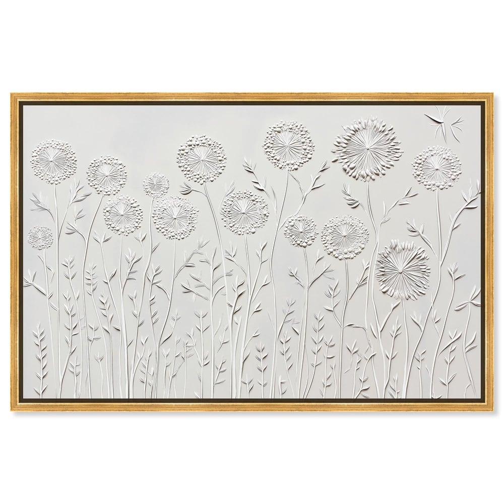 Floral Lace II Canvas by Art Remedy