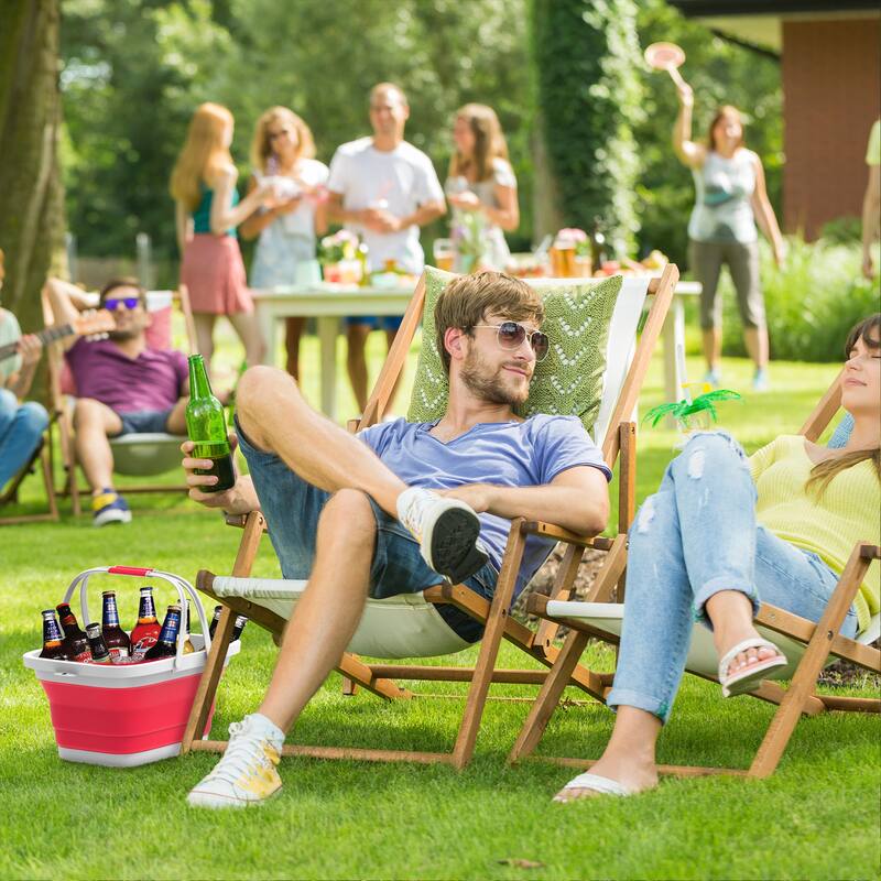 Collapsible Laundry Basket-Multiuse Organizer/Storage Container by Lavish Home