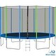 preview thumbnail 11 of 36, Trampoline for Kids with Safety Enclosure Net, Ladder and 8 Wind Stakes