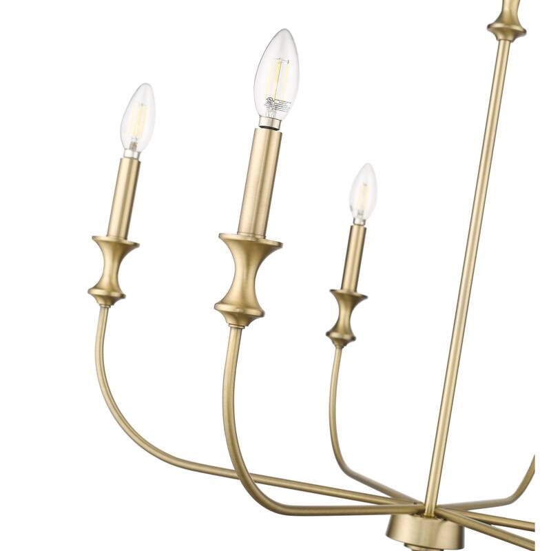Millennium Lighting 29506 Savanne 6 Light 28" Wide Taper Candle Style