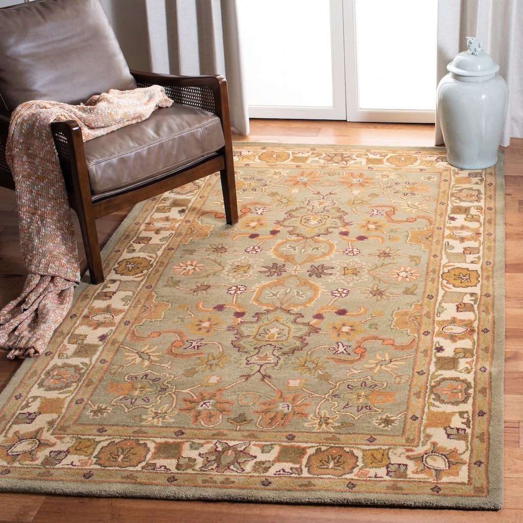SAFAVIEH Heritage Handmade Dawna Traditional Oriental Wool Area Rug