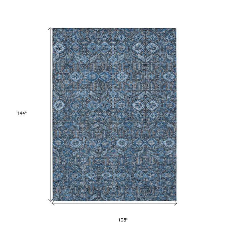 Sari Lush Floral Weather Resistant Classic Meets Modern Outdoor Rug