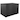 vidaXL Patio Storage Box Black 59"x39.4"x39.4" Poly Rattan