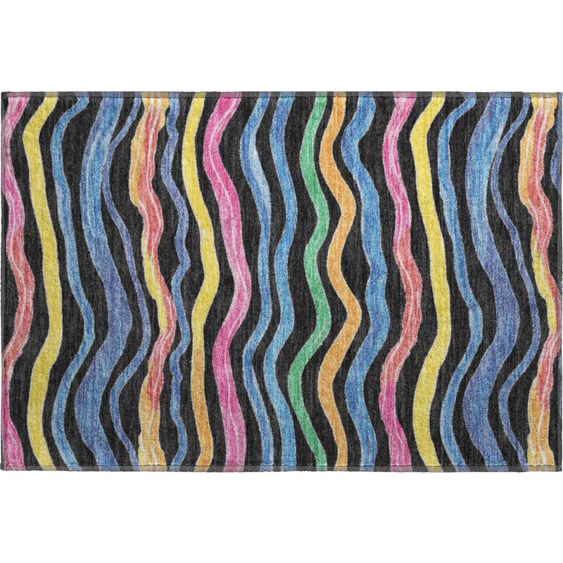 Premium Washable Super Soft Casual Stripes Mayfield Rug