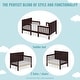 preview thumbnail 5 of 5, Dream On Me Hudson 3 in 1 Convertible Toddler Bed Espresso