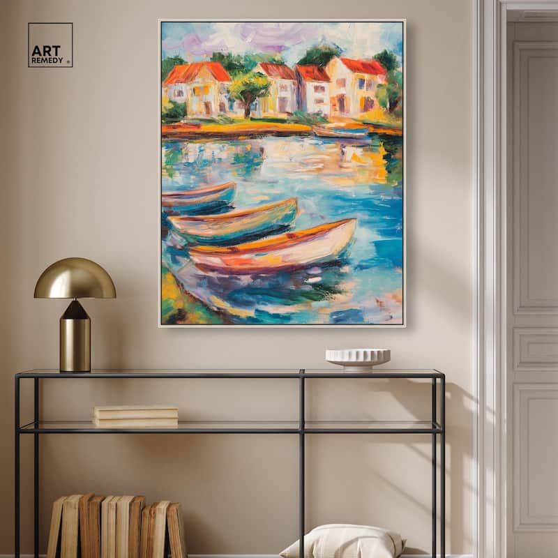 Bayside Calm II Canvas by Art Remedy