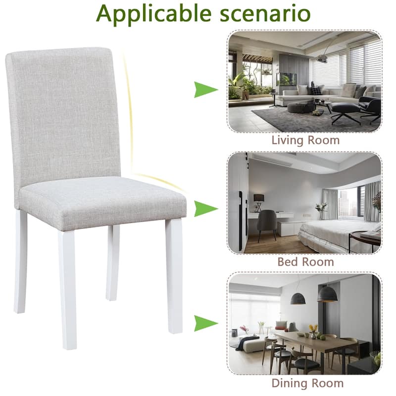 Dining Chairs Only,Dining Chairs Set for 4,Kitchen Chair w/Padded Seat