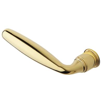 Baldwin Single Left Hand Estate Lever Minus Rosettes