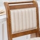 preview thumbnail 3 of 15, Ursula Wood/Cane 26-Inch Counter Stool