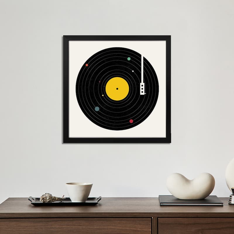 Music Everywhere Premium Framed Poster by Florent Bodart