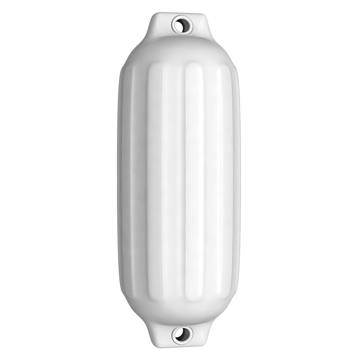 Durable 4 Ribbed Marine 8.5/"x27/" Boat Fender Bumper Dock Shield Protection White