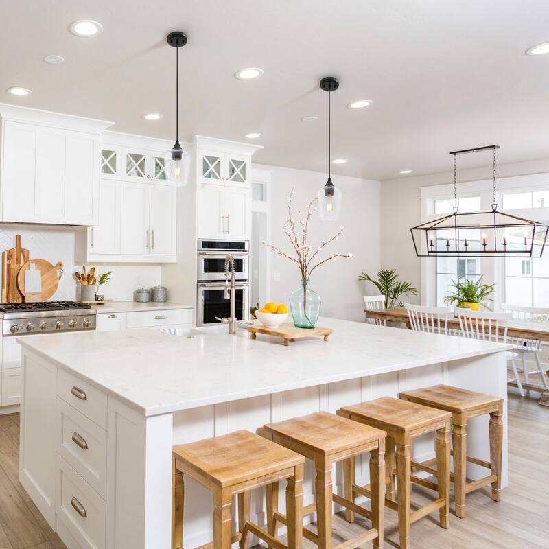 CO-Z 1-light Glass Pendant Light with Adjustable Cord