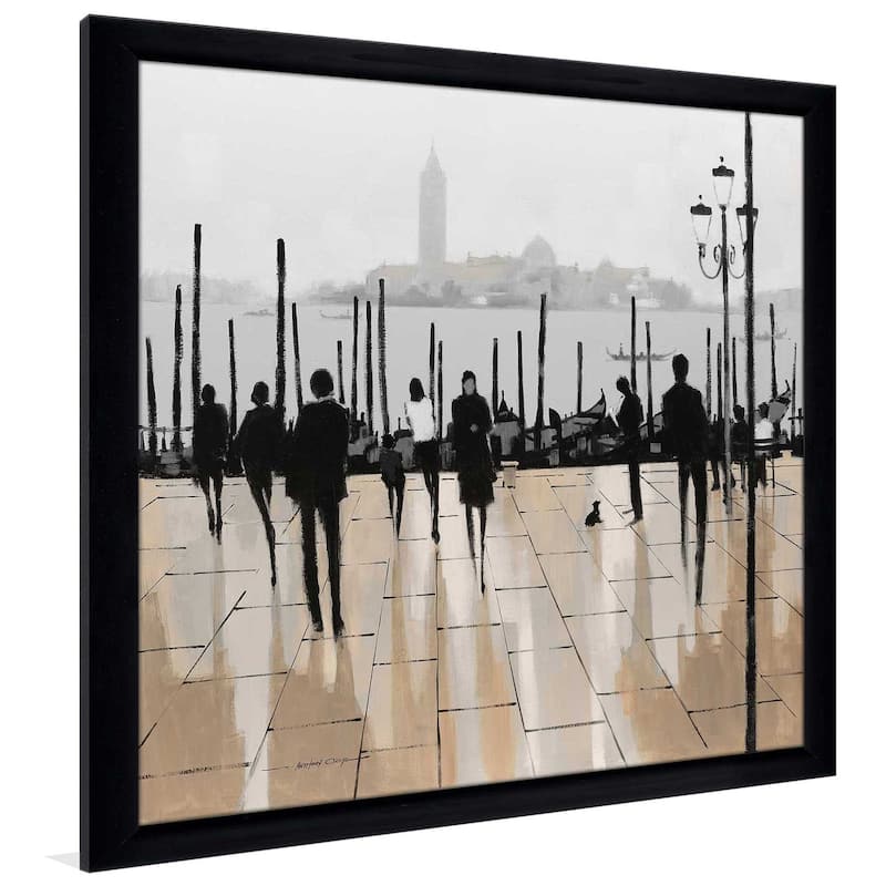 "Quiet Gondolas II" by E. Anthony Orme Print on Acrylic