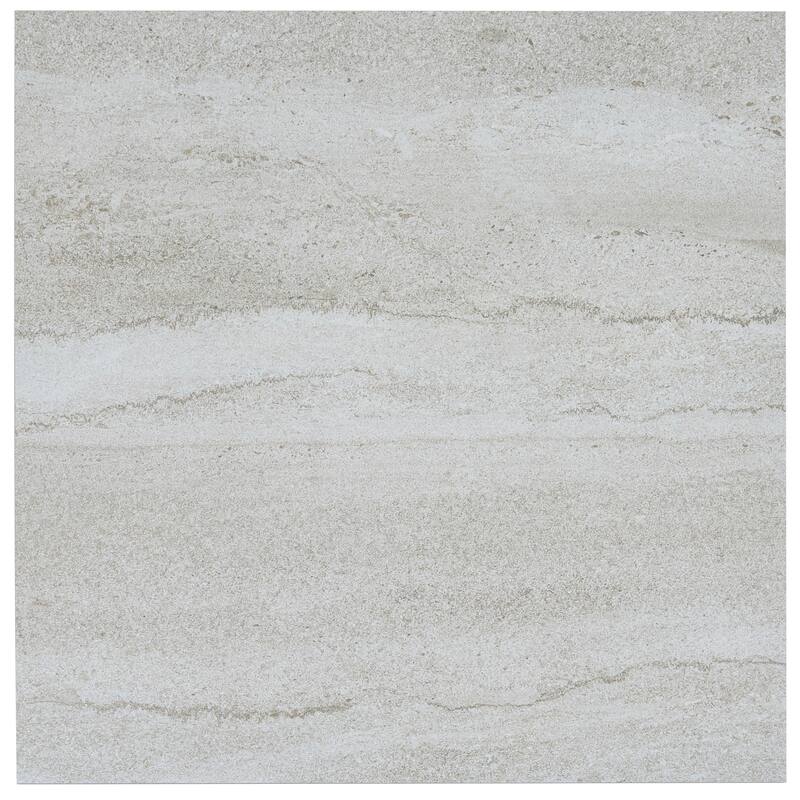 Arenza 24x24 Light Gray Porcelain Large Format Stone Look Wall and Floor Tile (11.63 sq ft/case) - 3 Pack