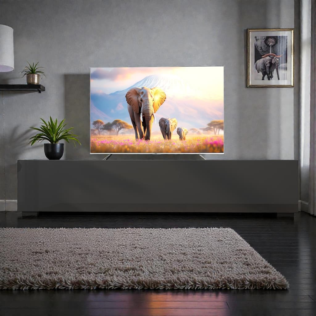 Modern Wall Mounted TV Stand with Storage, Floating Media Console Entertainment Center for Living Room or Bedroom