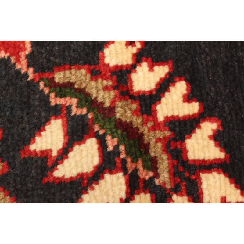 ECARPETGALLERY Hand-knotted Anadol Black Wool Rug - 2'8 x 9'1