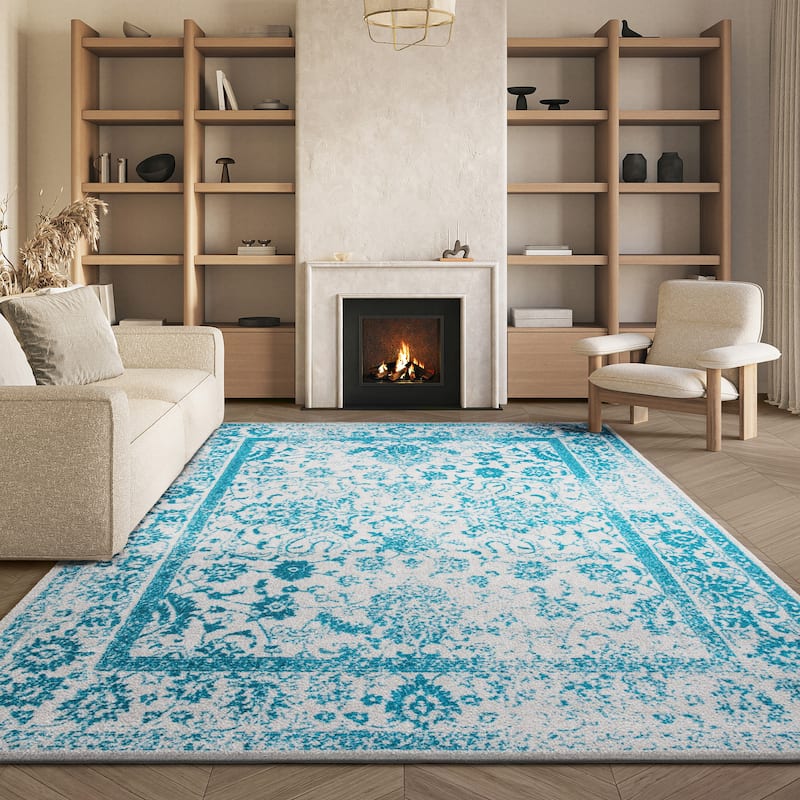SAFAVIEH Adirondack Riin Rustic Shabby Chic Distressed Rug