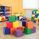 preview thumbnail 6 of 8, Gymax 12-Piece 8'' PU Foam Big Building Blocks Colorful Soft Blocks