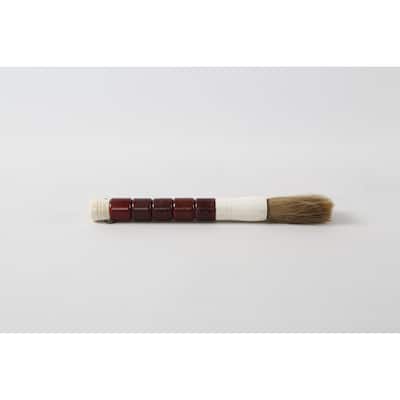 Artissance 16" Rustic Red Cylindrical Jade Calligraphy Brush