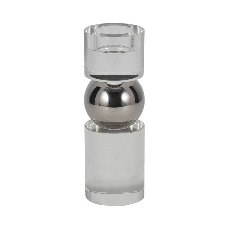 Candle Holder - Crystal Modern Cylinder Taper