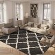 preview thumbnail 1 of 18, SAFAVIEH Dallas Shag Giusy Trellis 1.5-inch Thick Rug - Navy/Ivory - 5' 1" x 7' 6"