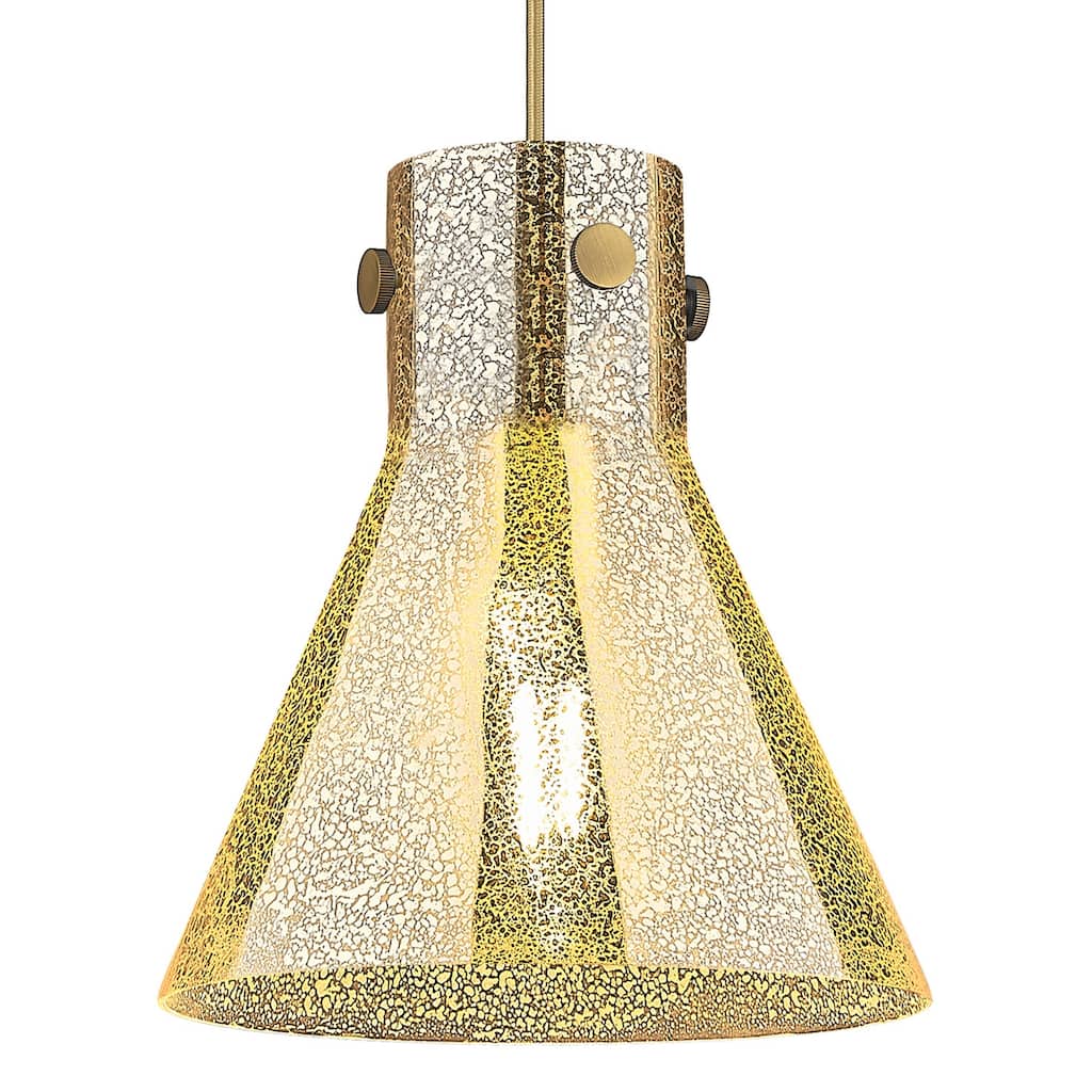 Innovations Lighting 410-1PM-G411-10ME Newton Cone 10" Wide Cord Hung