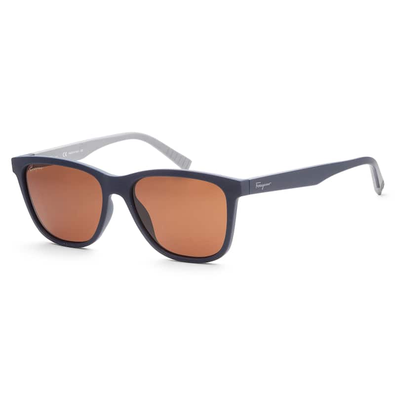 Ferragamo Men's 57mm Matte Blue Sunglasses SF998S-427