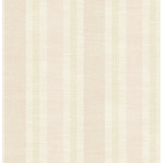 Seabrook Designs Harmonia Linen Stripe Unpasted Wallpaper