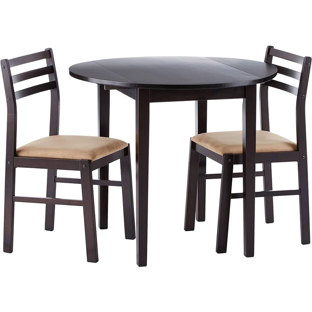 3-Piece Breakfast Dining Set, Cappuccino