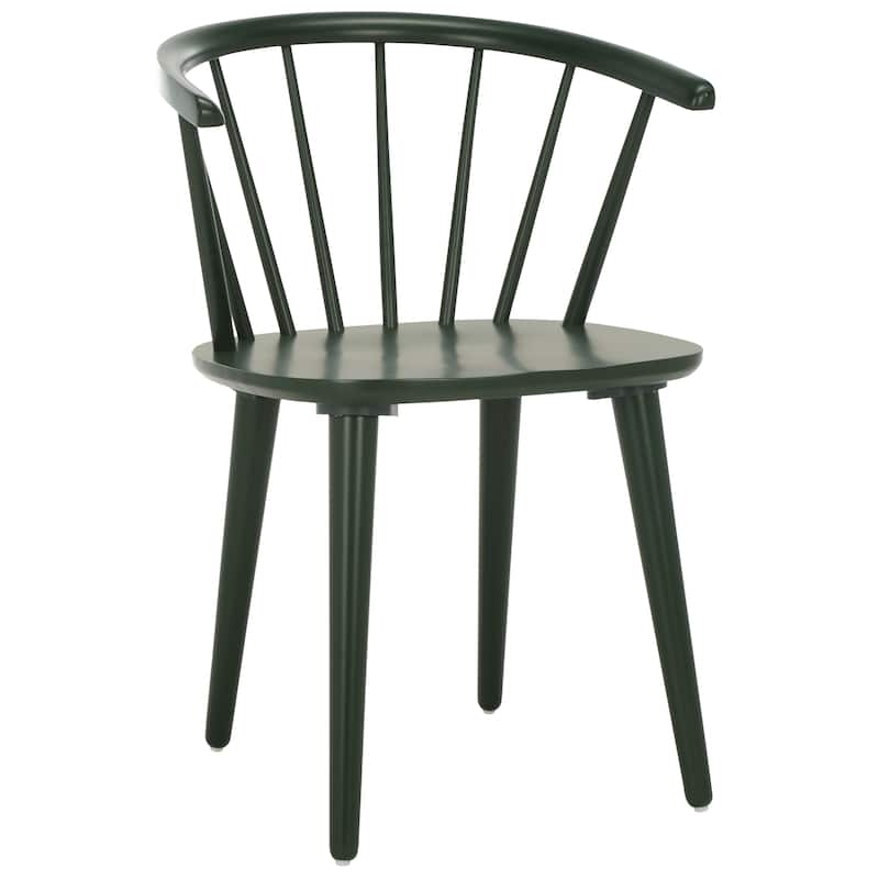 SAFAVIEH Home Blanchard 18-inch Curved Spindle Side Chair [SET of 2] - 21"W x 21"D x 30"H