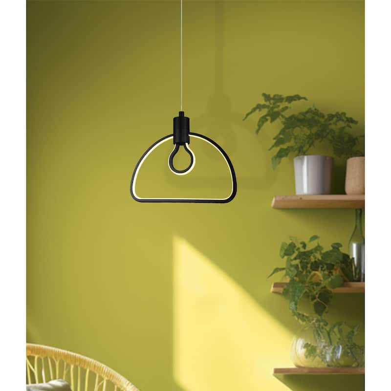 Kovacs P1903-L Edisons Outline 10" Wide LED Abstract Pendant