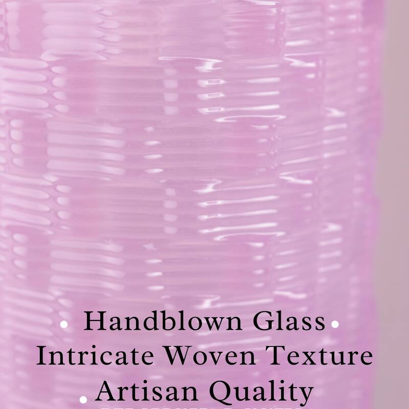 Aria Home Tall Speckled Sandstone Ceramic Oblong Table Vases Set of 2